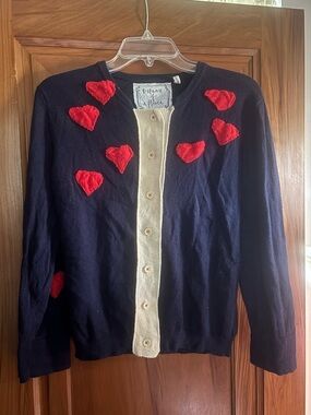Adorable heart cardigan!